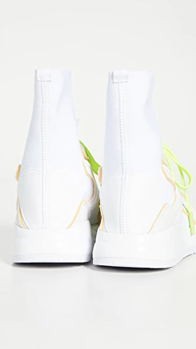 Shop Victoria Beckham Vb Bolton Sock Sneakers In White