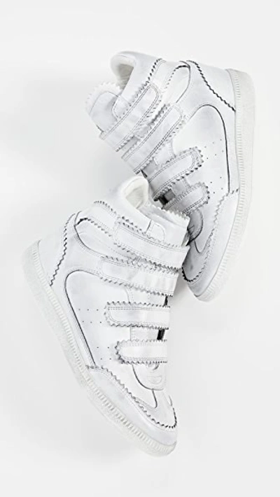 Shop Isabel Marant Bilsy High Top Sneakers In White