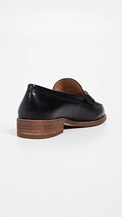 Shop Madewell The Elinor Loafers In True Black