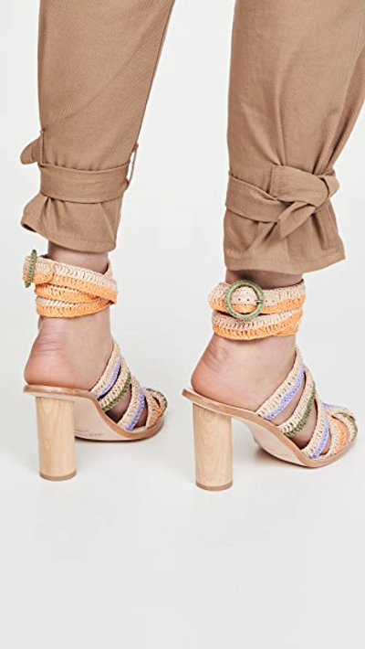 Shop Ulla Johnson Katya Heel Sandals In Pastel