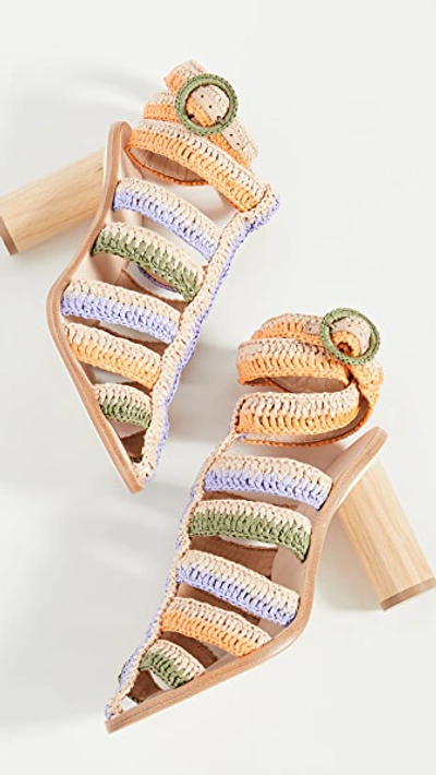 Shop Ulla Johnson Katya Heel Sandals In Pastel