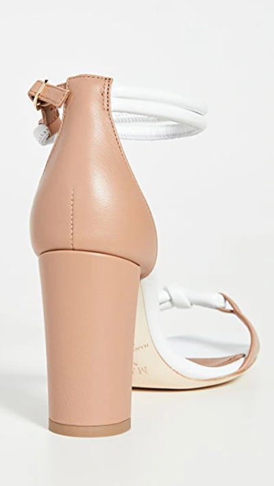 Shop Malone Souliers 85mm Fenn Sandals In White/nude