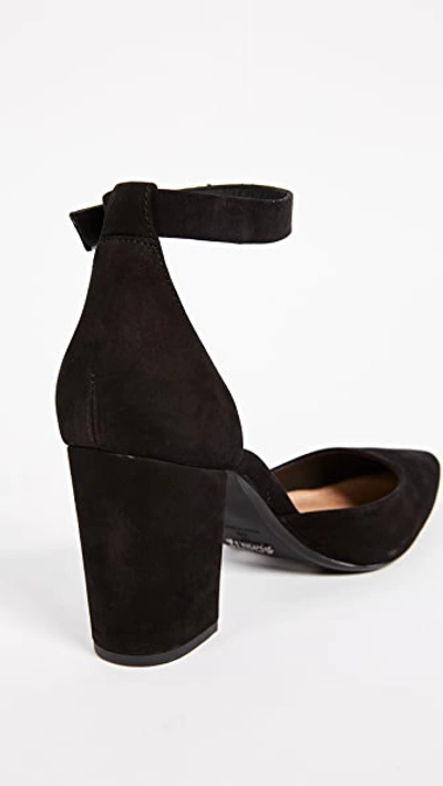 Shop Schutz Ionara Ankle Strap Pumps In Black