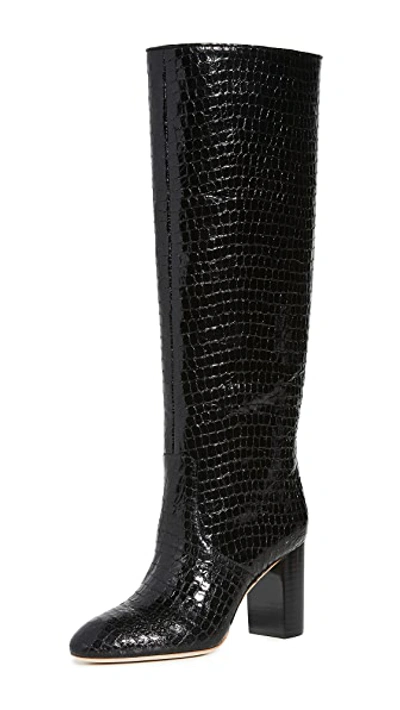 Shop Loeffler Randall Goldy Tall Boots In Black
