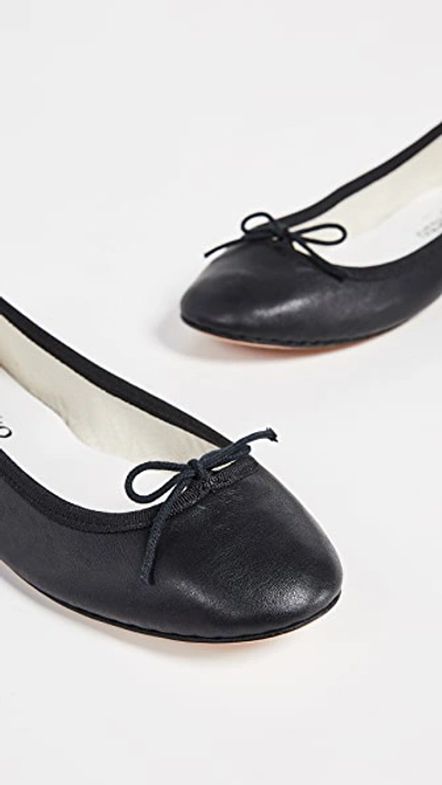 Shop Repetto Cendrillon Ballet Flats In Noir