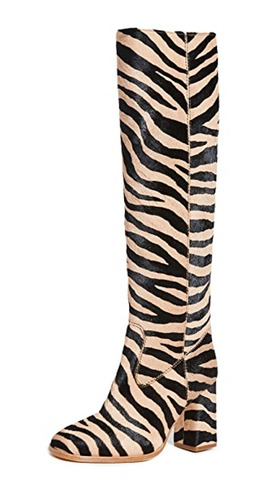 Shop Maryam Nassir Zadeh Roma Boots In Zebra