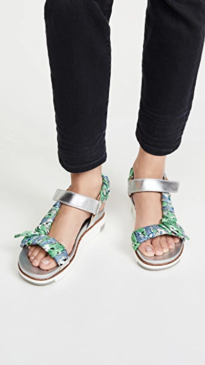 Shop Sam Edelman Ashie Sandals In Silver
