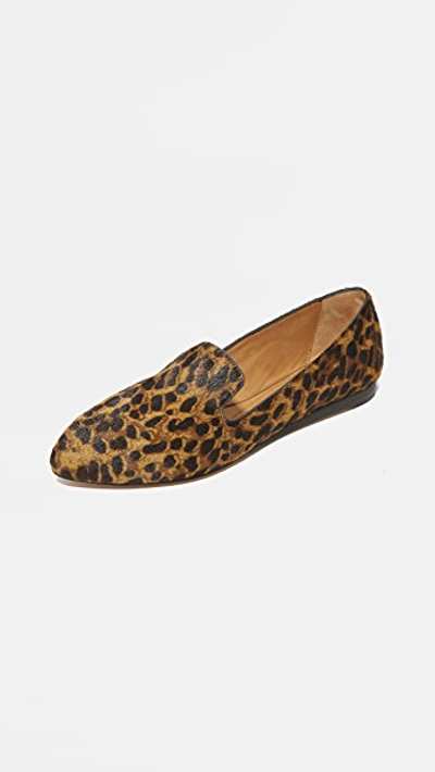 Shop Veronica Beard Griffin Flats In Tan/black