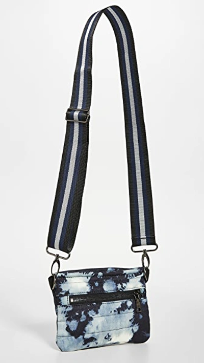 Shop Think Royln Convertible Belt Crossbody Bag In Denim Tie Dye