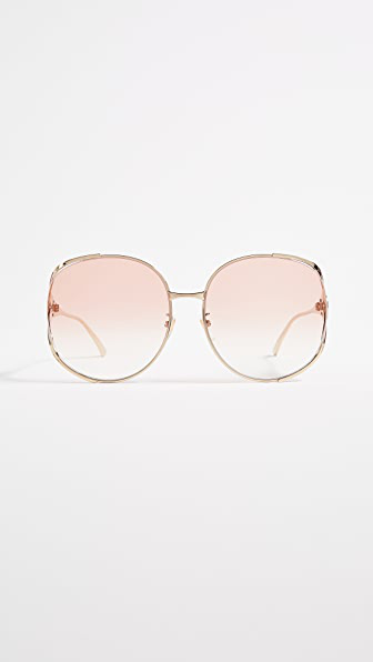 gucci urban folk oval sunglasses