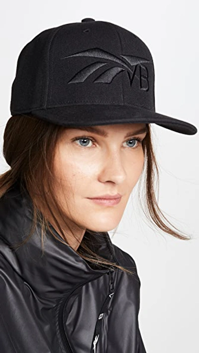 Shop Victoria Beckham Rbk Vb Baseball Cap In Black