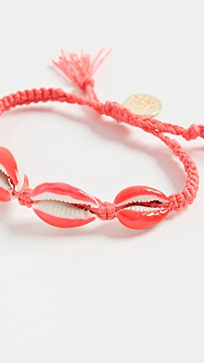 Shop Venessa Arizaga Fantasea Bracelet In Neon Pink