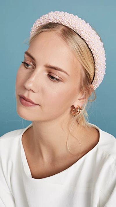 Shop Baublebar Becca Beaded Headband In Pink