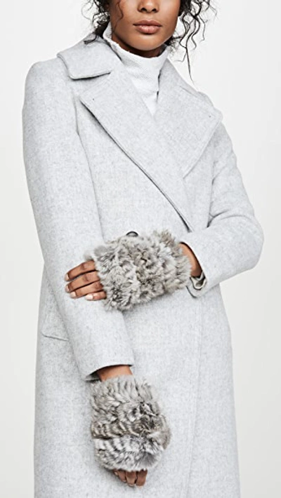 Shop Jocelyn Gloves In Light Grey