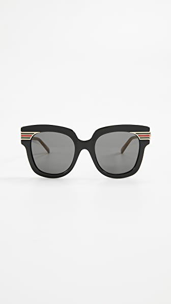 gucci vintage square frame sunglasses