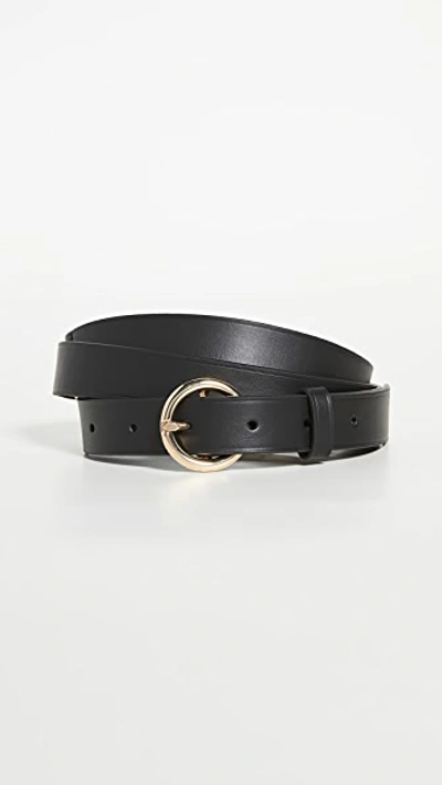Shop Frame Double Wrap Belt In Noir