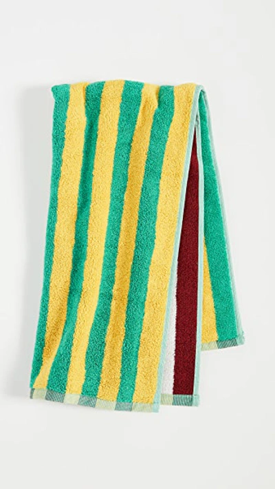 Shop Shopbop Home Dusen Dusen Hand Towel In Yellow Stripe