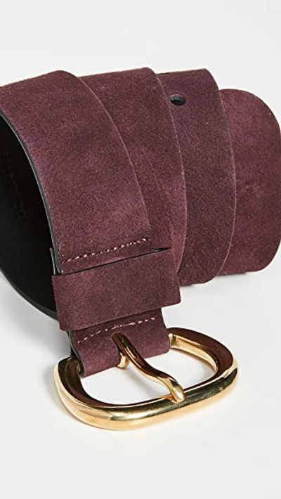 Shop Rachel Comey Estate Belt In Bordeaux