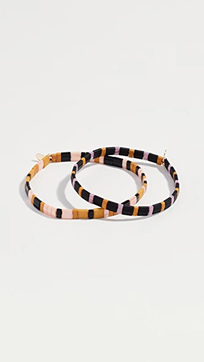 Shop Shashi Tilu Bracelet Set Of 2 In Clear