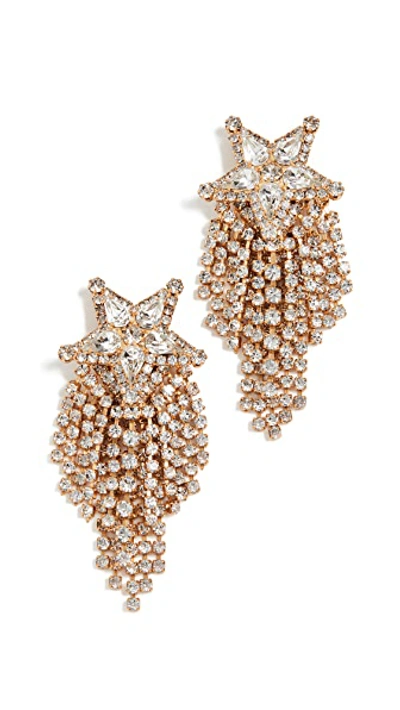 Shop Elizabeth Cole Austen Earrings In Crystal