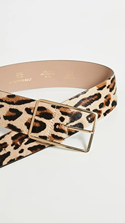 Shop B-low The Belt Milla Waist Haircalf Belt In Leopard/gold