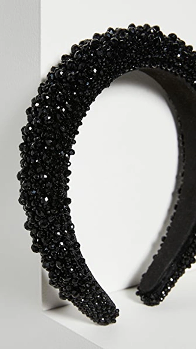 Shop Baublebar Becca Beaded Headband In Black