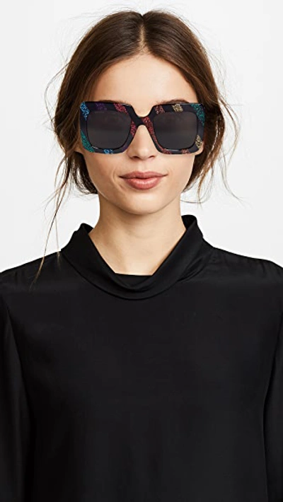 GG Square Oversized Sunglasses