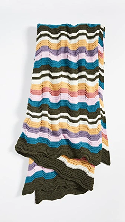 Shop Missoni Walton Throw Blanket In Multicolor