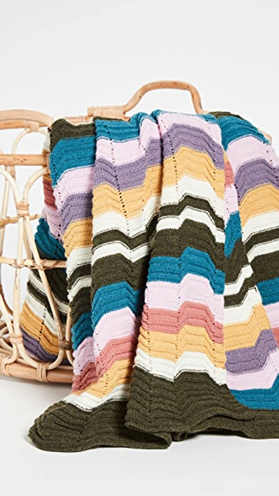 Shop Missoni Walton Throw Blanket In Multicolor