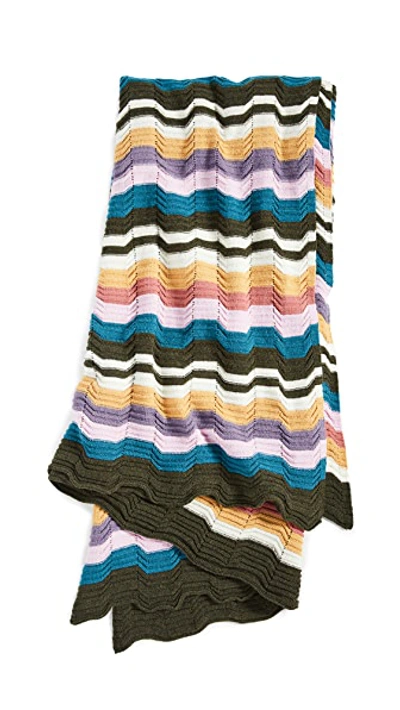 Shop Missoni Walton Throw Blanket In Multicolor