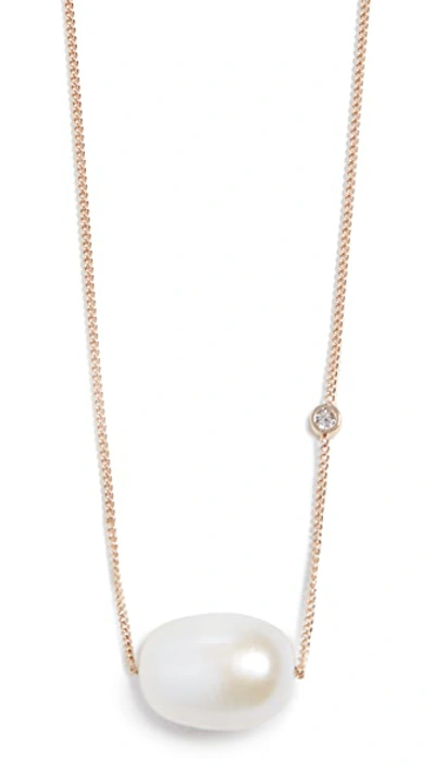 Shop Ariel Gordon Jewelry 14k Baroque Pearl Necklace In Gold