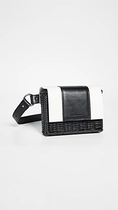 Shop Wicker Wings Tao Belt Bag In Black/white