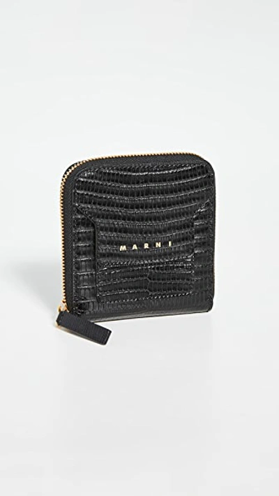 Shop Marni Vanitosi Wallet In Black