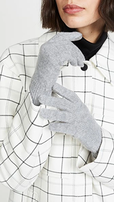 Shop Rag & Bone Ace Cashmere Gloves In Heather Grey