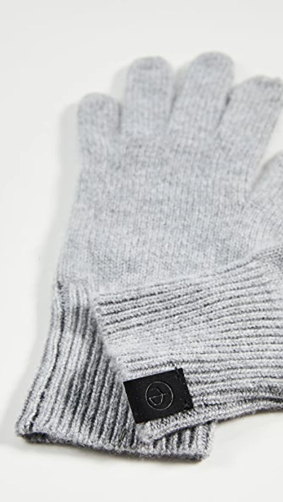 Shop Rag & Bone Ace Cashmere Gloves In Heather Grey