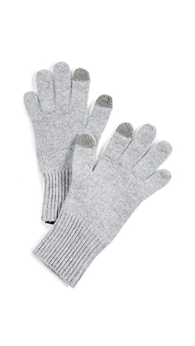 Shop Rag & Bone Ace Cashmere Gloves In Heather Grey