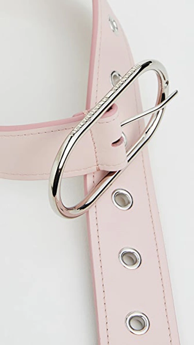 Shop Acne Studios Masculine Large Belt In Pale Pink