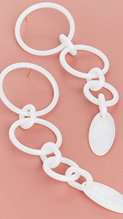 Shop Cult Gaia Odette Earrings In Pearl