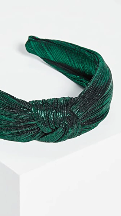 Shop Shashi Electric Sasha Headband In Emerald