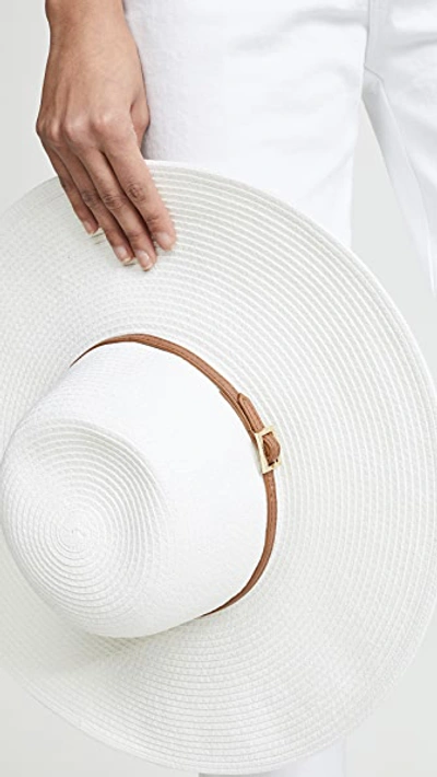 Shop Melissa Odabash Jemima Hat In White