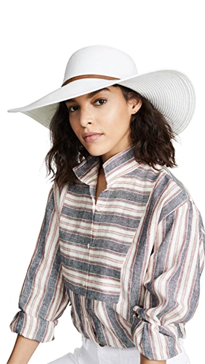 Shop Melissa Odabash Jemima Hat In White