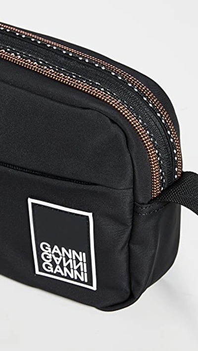 Shop Ganni Crossbody Bag In Black