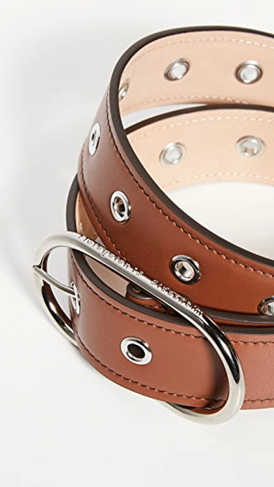 Shop Acne Studios Masculine Large Belt In Cognac Brown