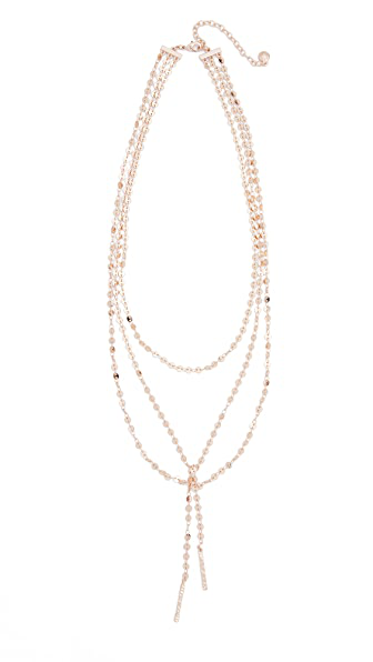 Baublebar Amber Layered Y Chain Necklace In Yellow Gold | ModeSens