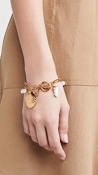 Shop Jennifer Behr Sal Bracelet In Gold