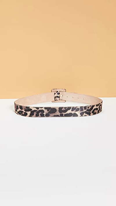 Shop Veronica Beard Aluma Belt In Leopard