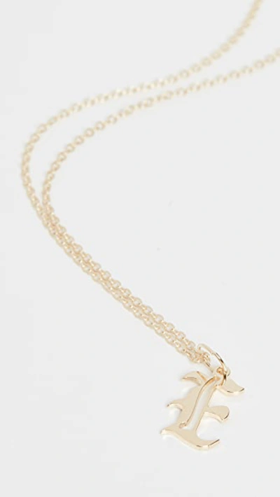 Shop Jennifer Zeuner Jewelry Emmanuelle Initial Necklace