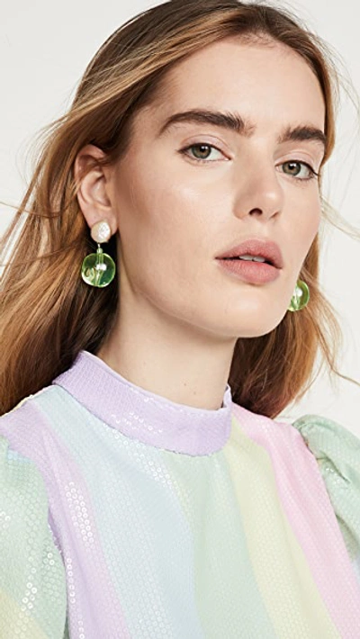Shop Rachel Comey Gumdrop Earrings In Clean Neon Yellow