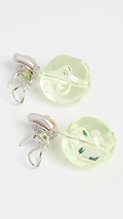Shop Rachel Comey Gumdrop Earrings In Clean Neon Yellow