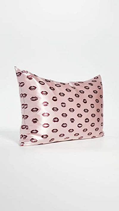 Shop Slip Queen Pillowcase In Berry Kiss